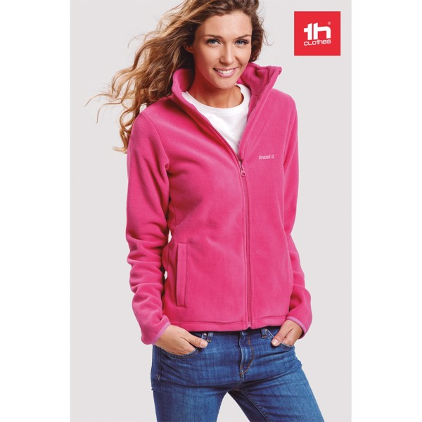 THC HELSINKI WOMEN. Women's polar fleece jacket - Pink / XXL