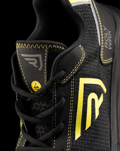Workwear Shoe - Black/Fluor Yellow / SIZE 47