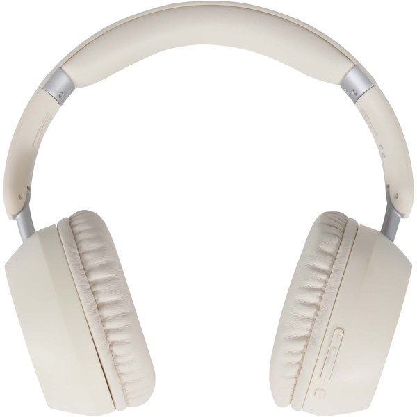 Casque supra-auriculaire Hoggar pliable ANC et ENC en plastique recyclé - Blanc