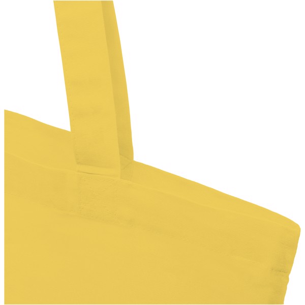 Shopper in cotone 140 g/m² Madras - 7L - Giallo