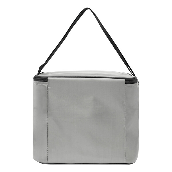 Cool bag in square format ICE - silver grey