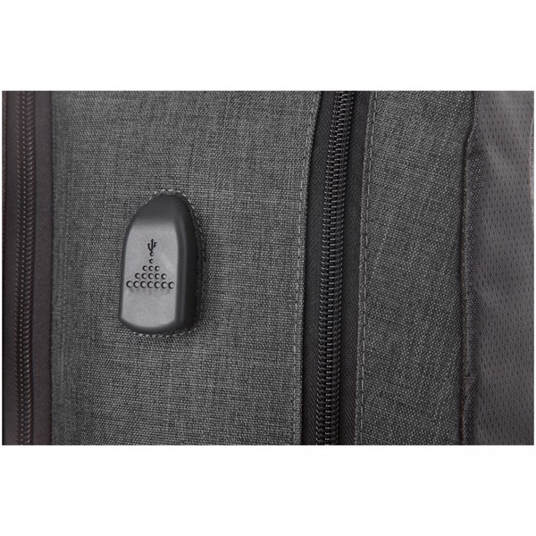 Overland 17" TSA laptop backpack 18L - Charcoal