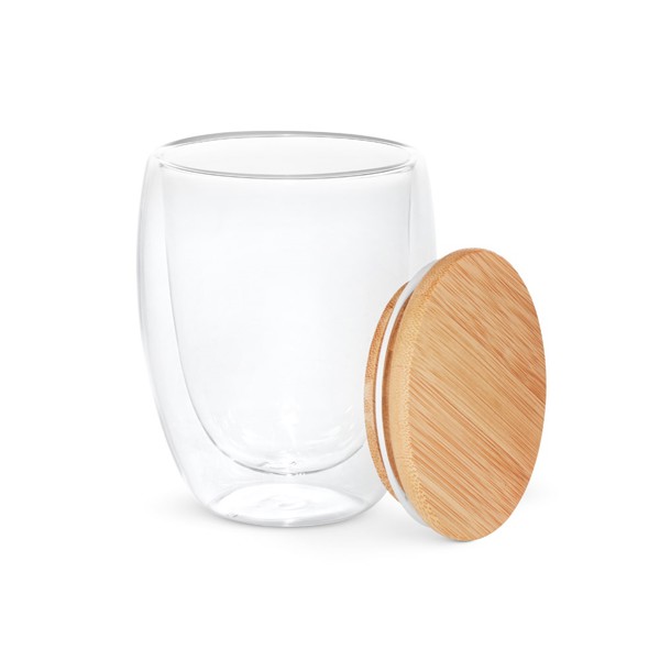 PS - ECUADOR 350. Borosilicate glass travel cup 350 mL