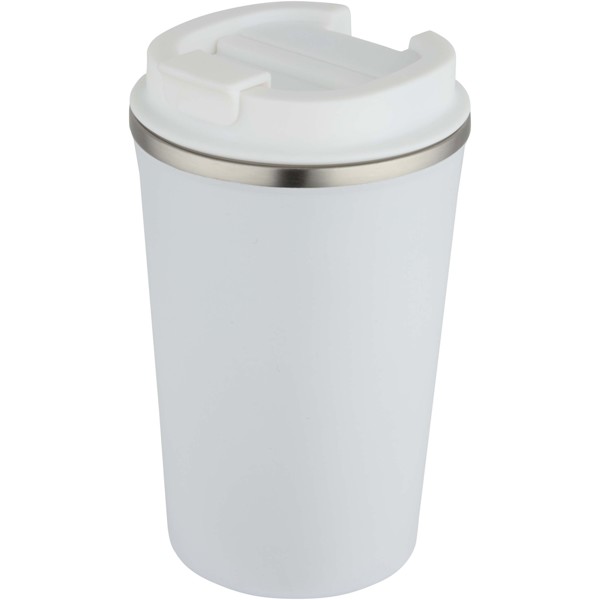 Newport 350 ml dubbelwandige vacuüm geïsoleerde roestvrijstalen beker - Wit