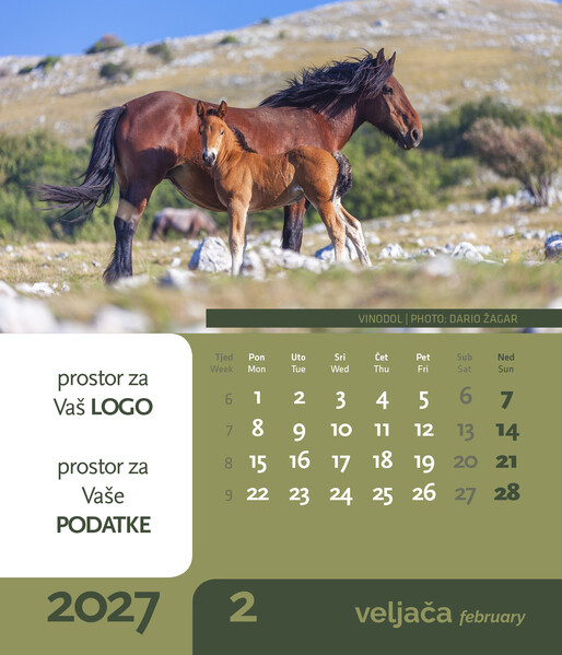 Stolni CD kalendar – Ljepote hrvatske