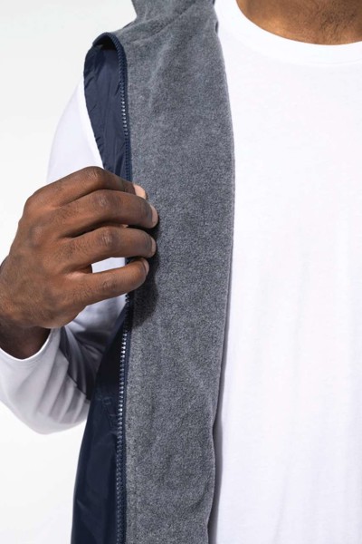 Record - Fleece Lined Bodywarmer - Dark Grey / Black / XL