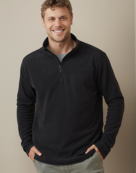 Fleece Half-Zip - Scarlet Red / S