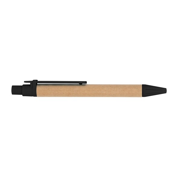 Notebook A5 with ball pen - black