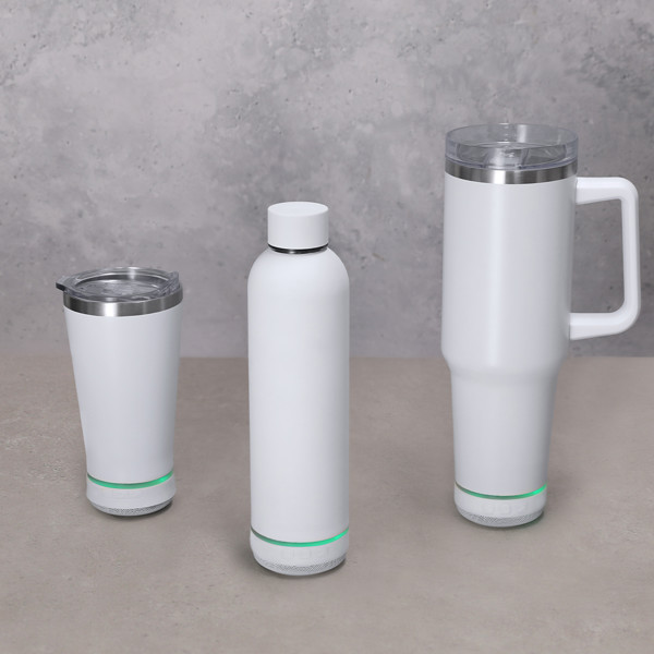 Taza Térmica Altavoz Tracir - Blanco