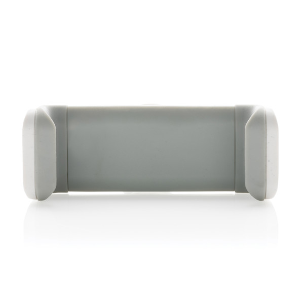 Acar car phone holder, recycled ABS, 360° rotation - White