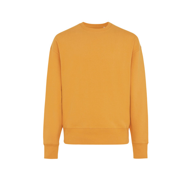 Iqoniq Kruger relaxed recycled cotton crew neck - Sundial Orange / XL