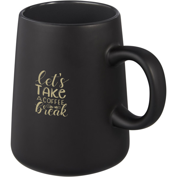 Joe 450 ml ceramic mug - Black