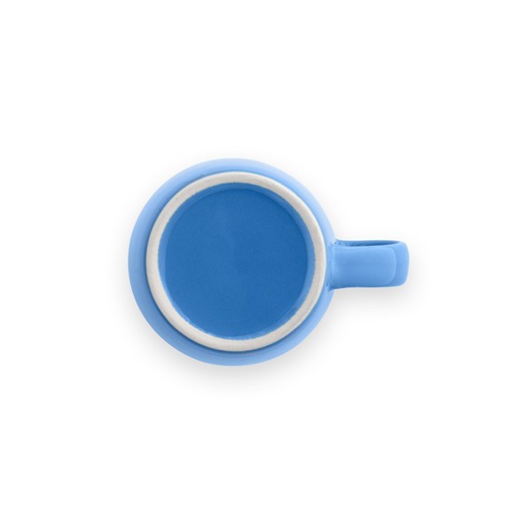 COMANDER. Caneca em cerâmica 370 ml - Azul Claro