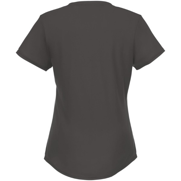 Camiseta de manga corta de material reciclado GRS para mujer "Jade" - Gris tormenta / XS