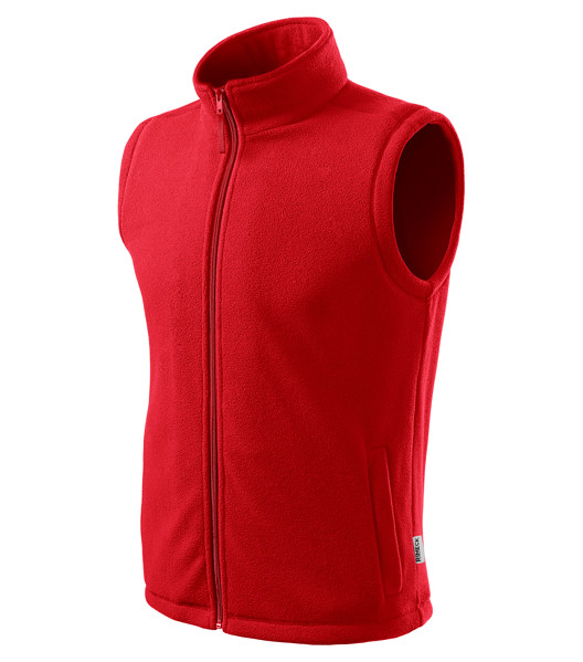 Fleece Vesta Unisex Rimeck® Next - Červená / S