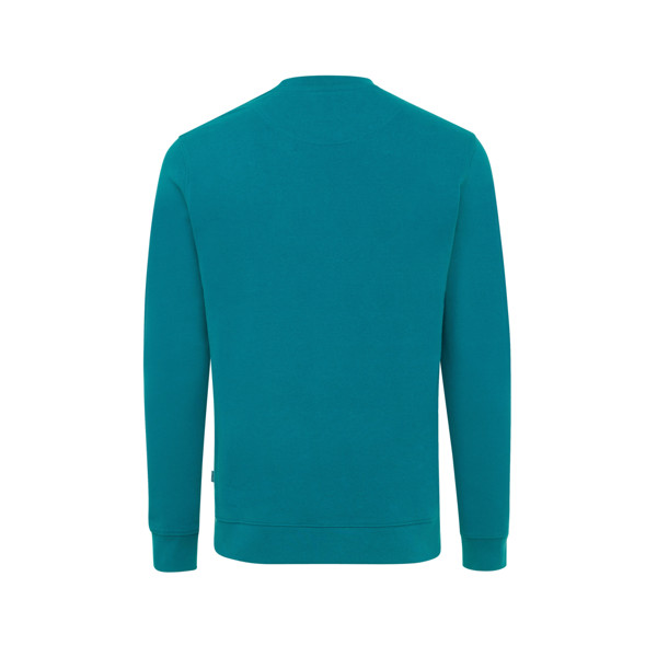 Iqoniq Zion Rundhals-Sweater aus recycelter Baumwolle - Verdigris / L