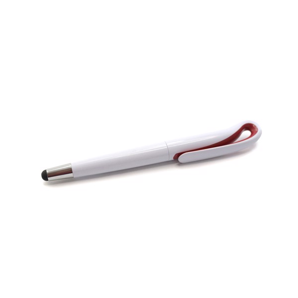 Stylus Touch Ball Pen Barrox - White / Fucsia