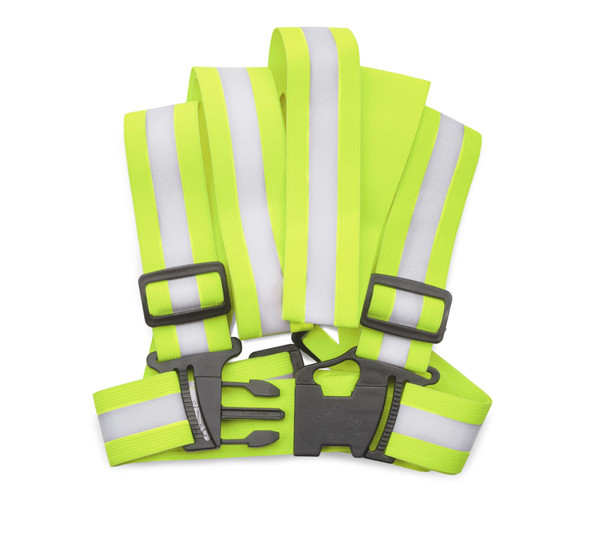 Reflective suspenders REFI - yellow
