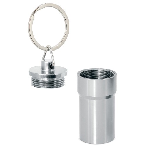 PORTE-CLÉS EN ALUMINIUM "RUNY" - Argent
