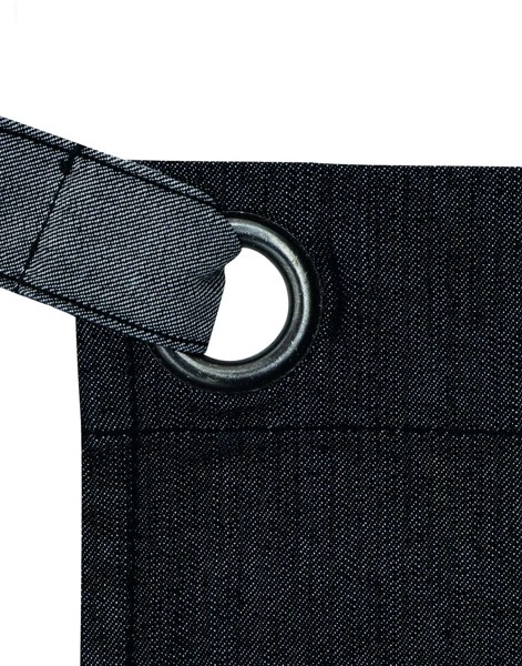 Domain' kontrastna traper pregača do struka - Black Denim