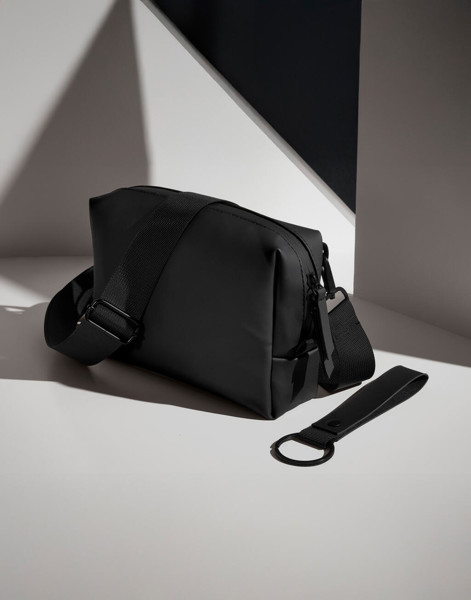 Matte Pu Keyring - Black / ONE SIZE