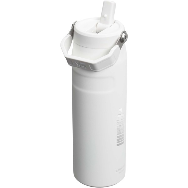 Stanley IceFlow™ 2.0 700 ml Flasche mit Flip-Trinkhalm - weiß gefrosted