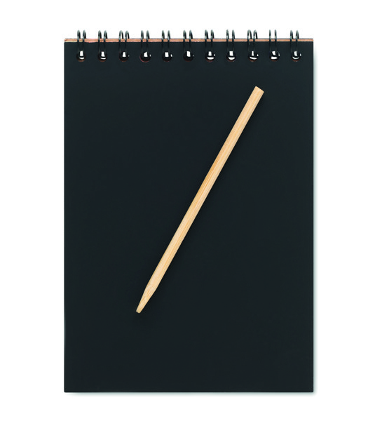 Scratching paper notebook Black