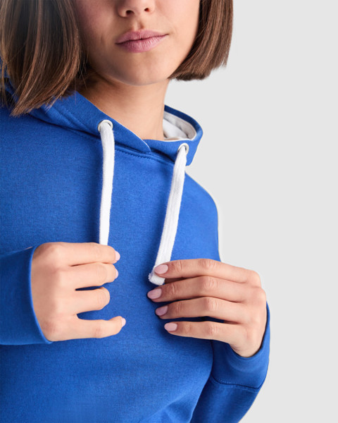 Urban Woman Hooded Sweatshirt - Rosette/Purple / S