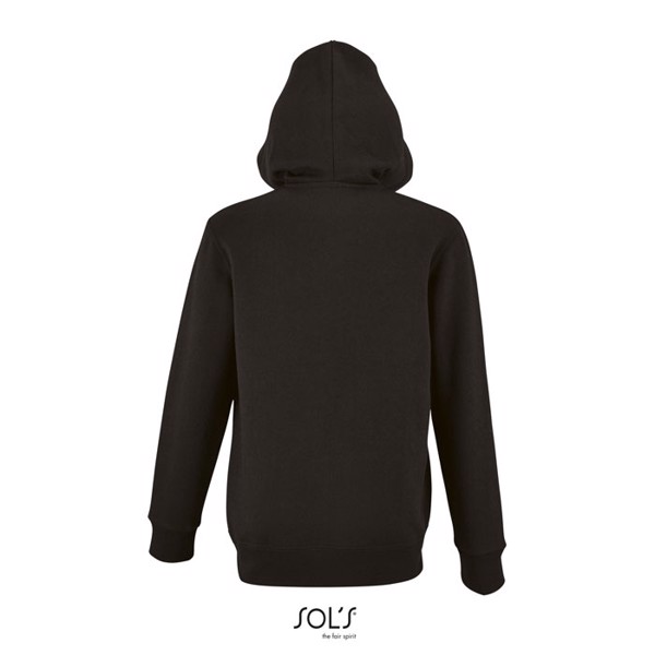 STONE KIDS ZIP HOODIE 260 - Black / 3XL