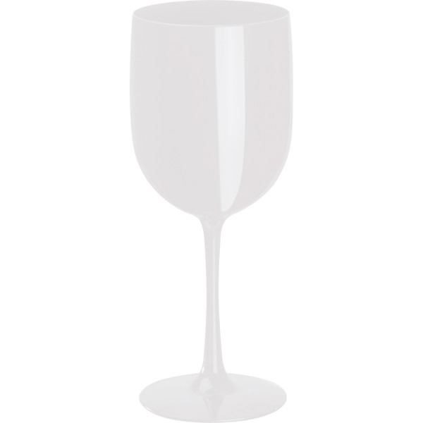 CHIARA Műanyag talpas pohár, 450 ml - White