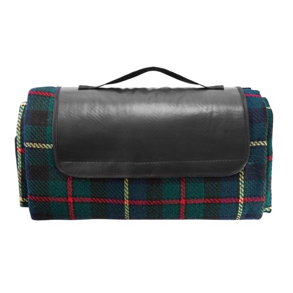 Tartan picnic blanket - Black