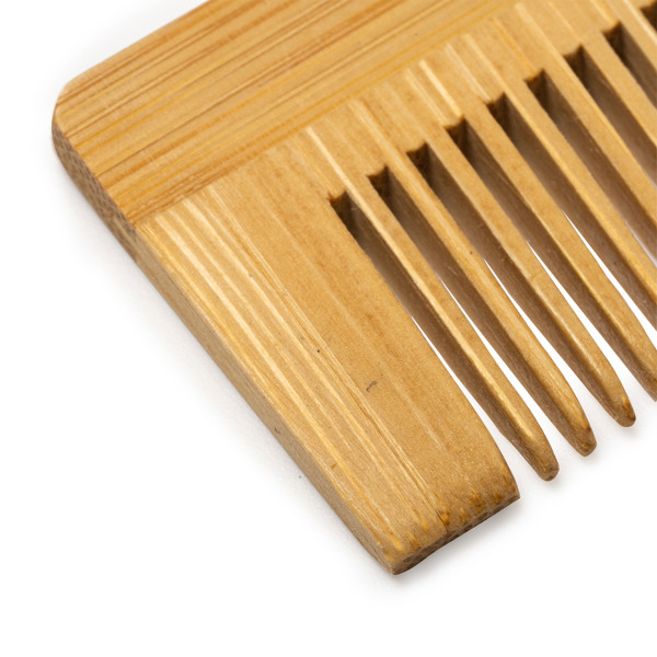 Personalised bamboo comb