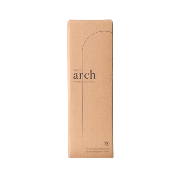VINGA Arch RCS RPET fľaša 550 ml - Čierna