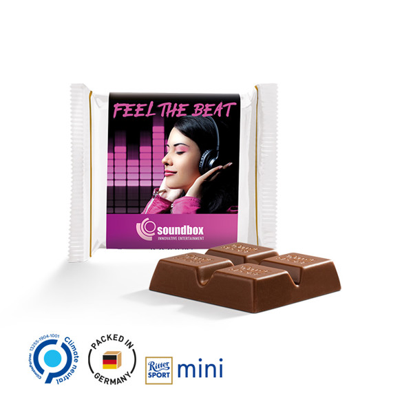 Ritter Sport Mini, Weiß / Ritter Sport Mini Nugat, 16,5 G