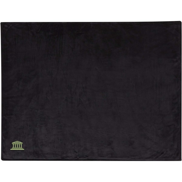 Couverture sherpa recyclée GRS Ashen - Noir
