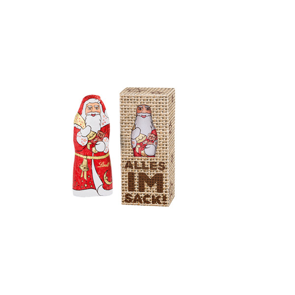 Lindt Weihnachtsmann 10g in der Werbebox