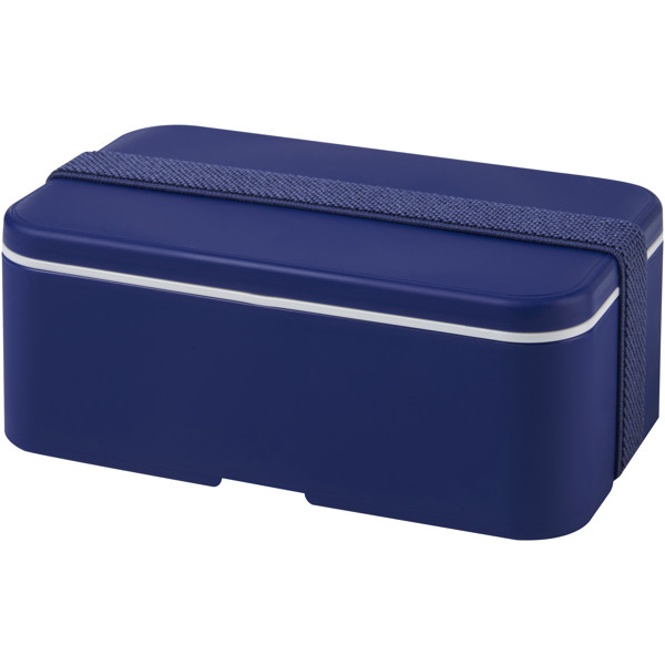 Lunch box MIYO 700 ml à un bloc - Bleu / Bleu