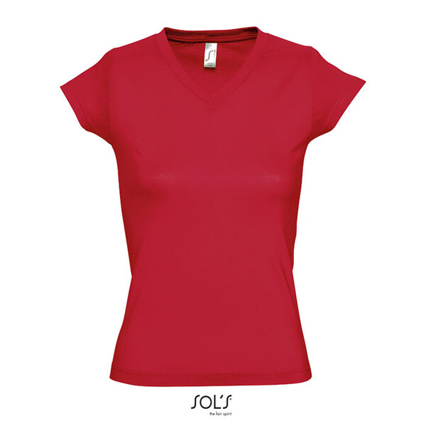 MOON T-SHIRT SENHORA 150g - VermelhoXXL