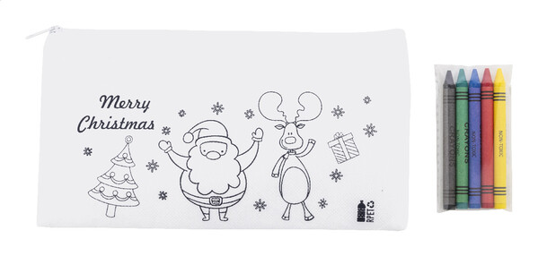 Weihnachts-Stifteetui zum Ausmalen Julfar Draw