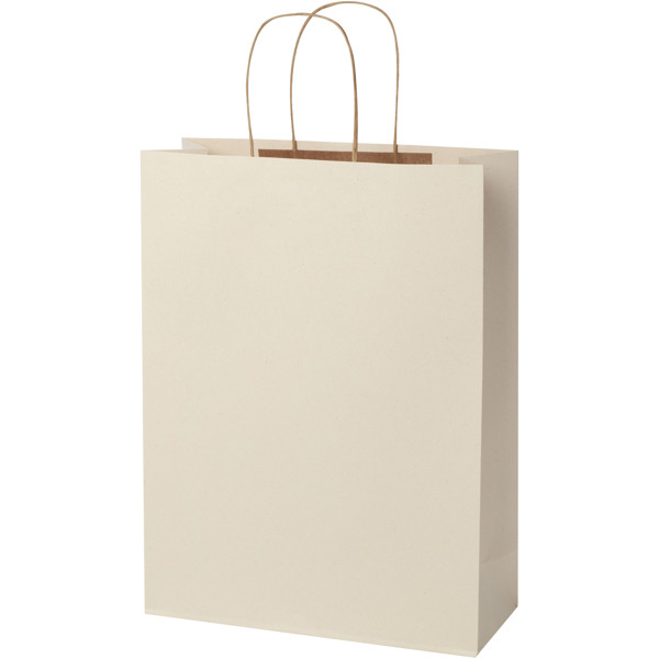 Agricultural waste 150 g/m2 paper bag with twisted handles - XX large