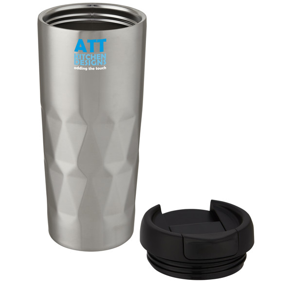 Gobelet Prism de 450 ml avec isolation par le vide et couche de cuivre - Argent
