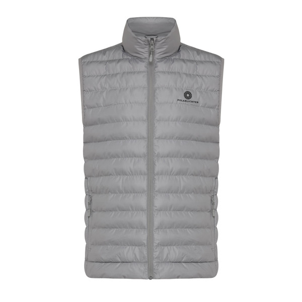 Iqoniq Meru men recycled polyester bodywarmer - Silver Grey / XL