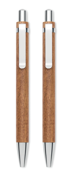 Set penna e matita in legno Jakarta Set