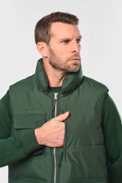 Quilted Bodywarmer - Dark Grey / S