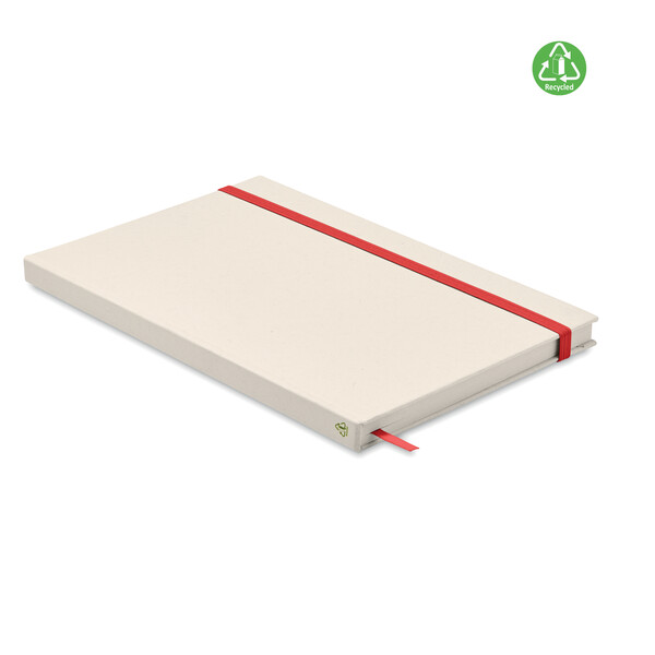 Carnet A5 en carton recyclé Mito Note - Rouge