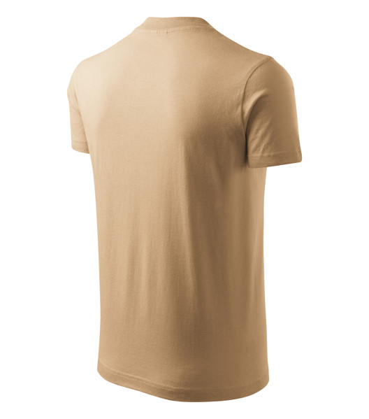 Tričko Unisex Malfini® V-Neck - Piesková / 3XL
