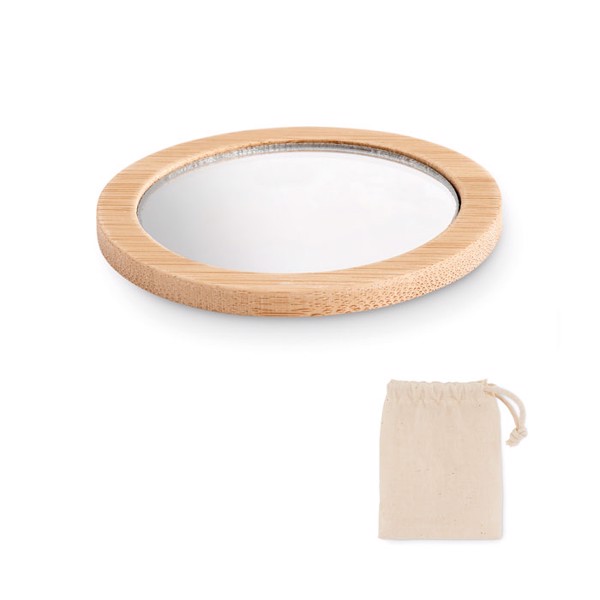 Bamboo make-up mirror Malay