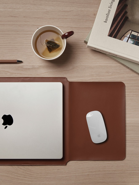 VINGA Timo PU RCS RPET obal na notebook 14" - Hnedá