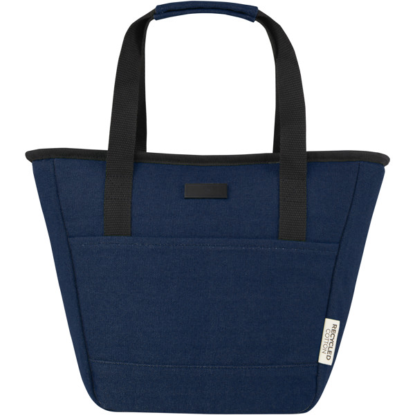 Sac-repas isotherme Joey de 6 L en toile recyclée GRS pour 9 canettes - Marine