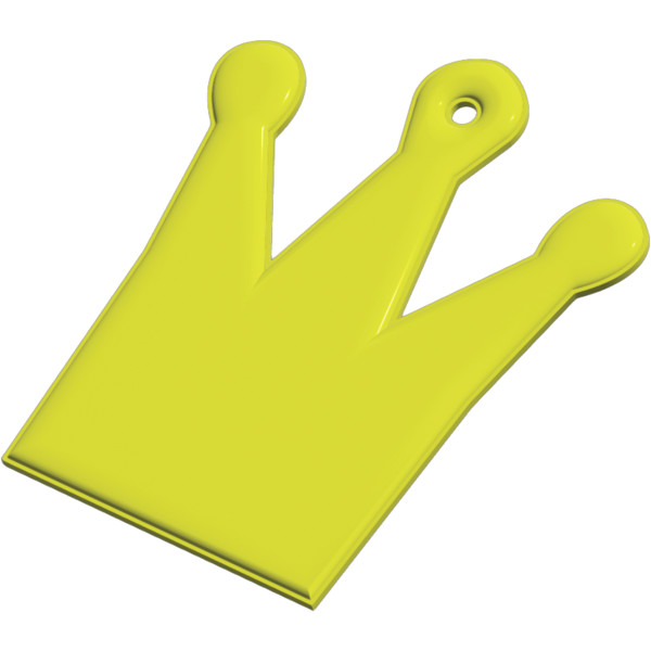 Pendente refletor de TPU em forma de coroa RFX™ - Amarelo neón